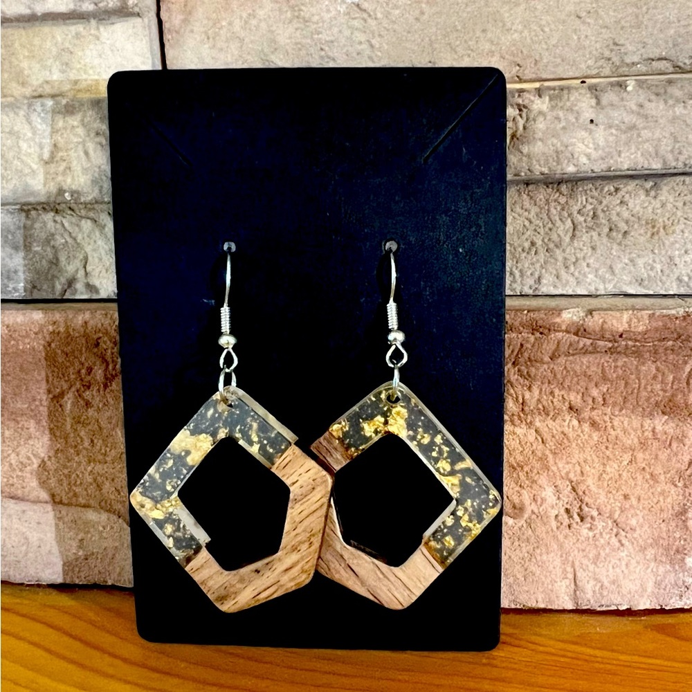 Wooden Boho Earrings